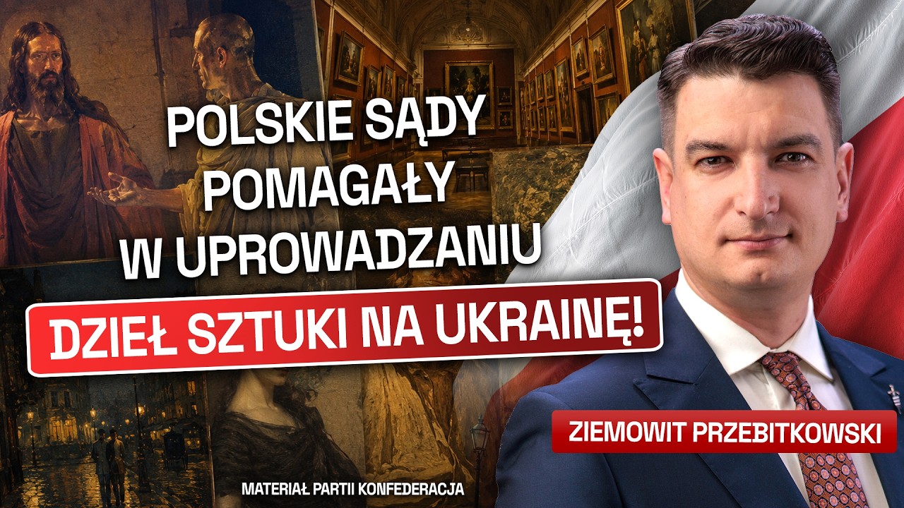 POLSKIE SĄDY POMAGAŁY W UPROWADZANIU DZIEŁ SZTUKI NA UKRAINĘ (FILM KONFEDERACJI)