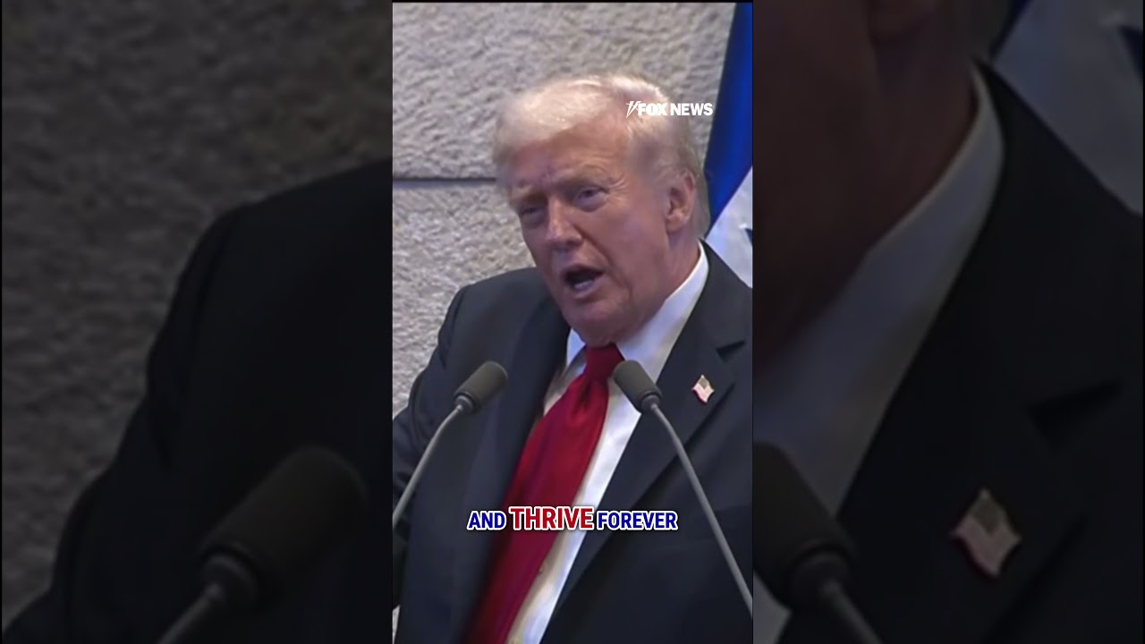 Trump warns: Those who seek to destroy Israel are 'DOOMED' #trump #foxnews #shorts #world