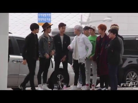 【NCT FUTURE】20160408 NCT U 인천공항 출국 '여기는 엔시티' 인사 1080P
