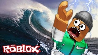 Roblox Adventures Mega Tsunami Vs Titanic In Roblox - 