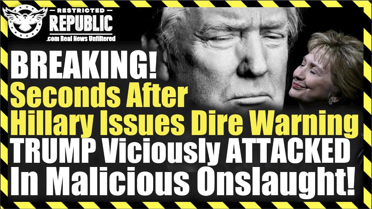 BREAKING! Seconds After Hillary Issues Dire Warning TRUMP Is Viciously ATTACKED In Brutal Onslaught!