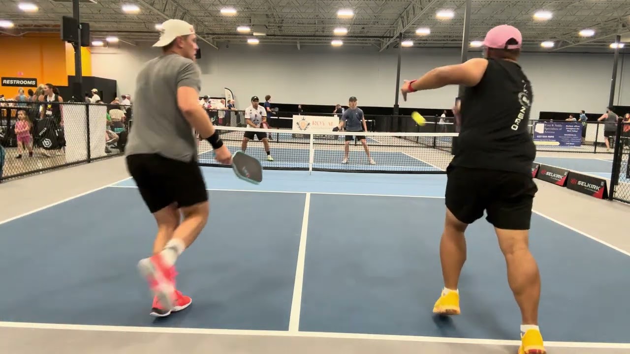 4.0 Tourney mens doubles with Aaron Match 2