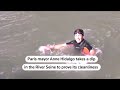 Paris mayor finally swims in Seine to prove water purity | REUTERS  - 00:35 min - News - Video