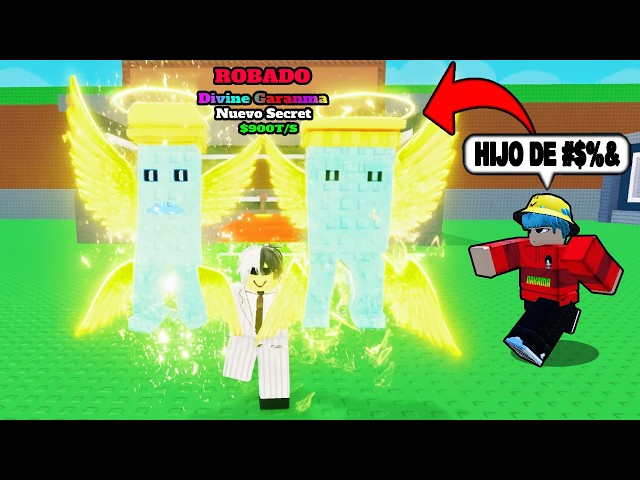 Robé el BRAINROT SECRETO del CREADOR a ESTE YOUTUBER en Steal a brainrot (roba un brainrot)