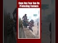 Haryana: Police Use Tear Gas To Disperse Protesting Farmers At Shambhu Border In Ambala
