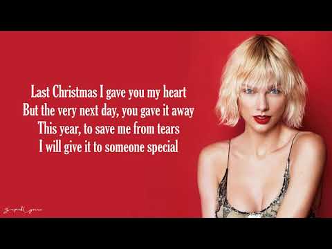 Last Christmas - Taylor Swift (Lyrics)
