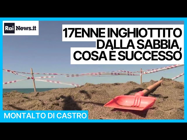 17enne sepolto in spiaggia, fatale il tunnel di sabbia