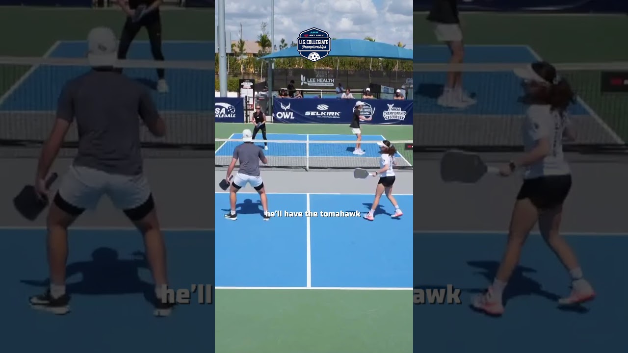 ASU Tomahawk in Mixed Doubles at APP Selkirk U.S. Collegiate Championships