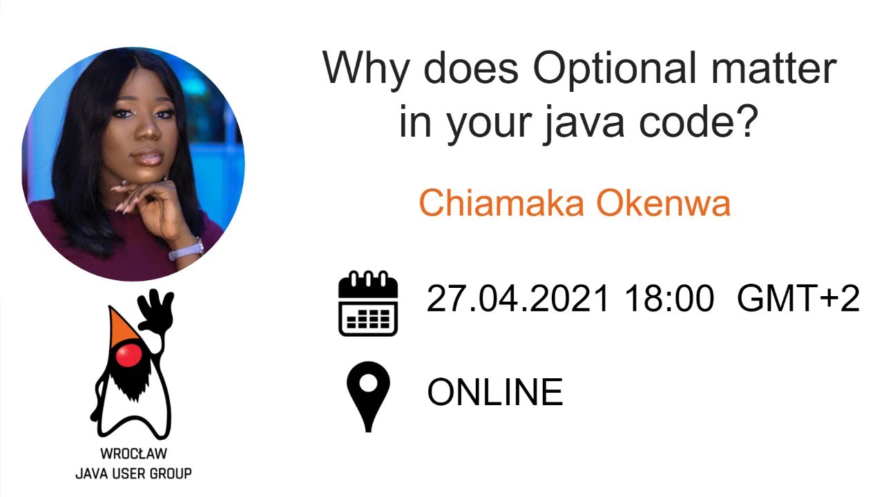 174. Why does Optional matter in your java code? - Chiamaka Okenwa