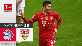 FC Bayern München — VfB Stuttgart | 4-0 | Highlights | Matchday 26 – Bundesliga 2020/21