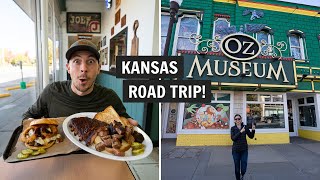Road trip through KANSAS (Our 42nd state!) | Kansas City BBQ, unique sights, Wichita, & MORE!