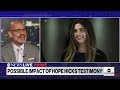 Criminal defense attorney on the impact of Hope Hicks testimony  - 04:46 min - News - Video