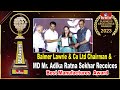 Balmer Lawrie & Co Ltd Chairman & MD Mr. Adika Ratna Sekhar Receices Best Manufactures  Award |hmtv