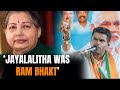 Tamil Nadu BJP President K Annamalai Calls J Jayalalithaa a Hindutva Leader #annamalai #jayalalitha