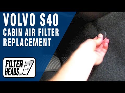 VOLVO S40 II - Cabin Air Filter Replacement