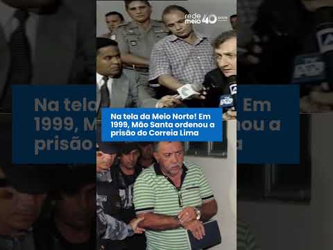 Em 1999, MN mostrou coletiva de Mão Santa decretando prisão administrativa de Correia Lima #shorts