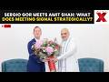 Sergio Gor Meets Amit Shah LIVE: What does meeting signal strategically? | NewsX