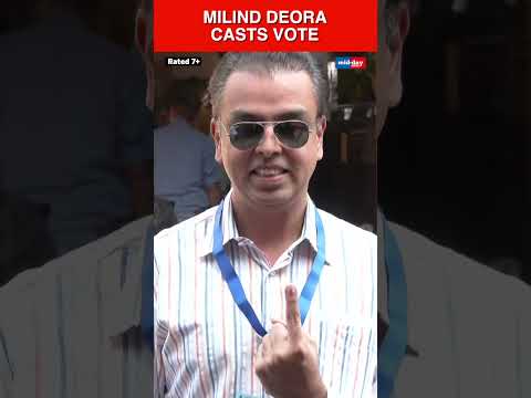 Maharashtra Elections 2024 Worli Assembly seat candidate Shiv Sena MP Milind Deora casts vote 507 views  play Short