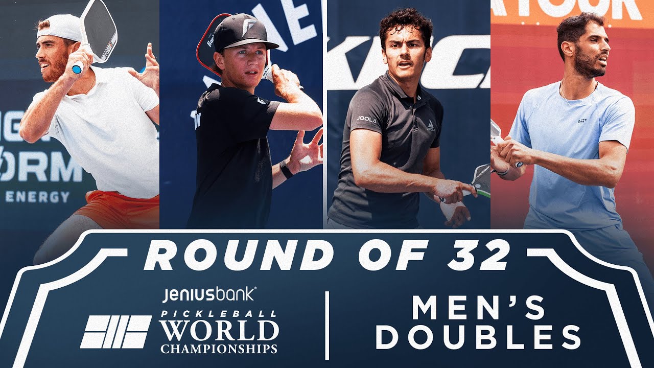 Staksrud/Patriquin v Lohani/Alhouni at the Jenius Bank Pickleball World Championships