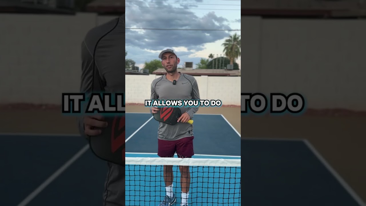Want a shot in pickleball that will frustrate the heck out of everyone? Try the sky lob.