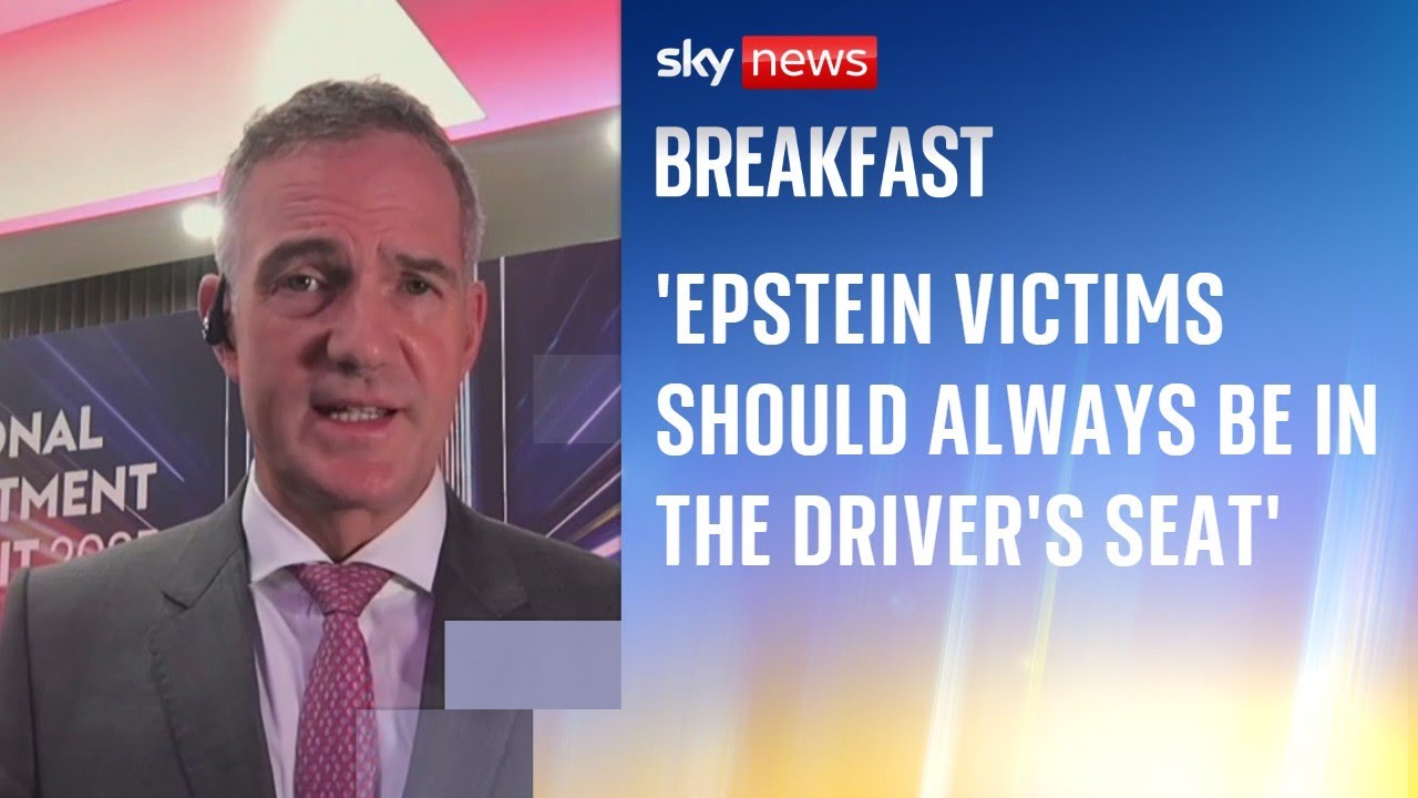 Epstein victims should give evidence 'freely', says business secretary