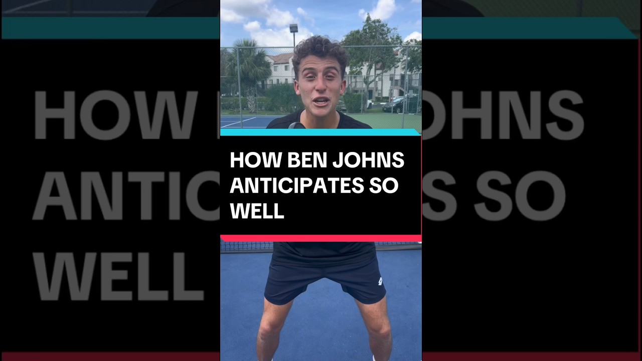 How Ben Johns Anticipates the ball so well #pickleballtips #pickleball #shorts