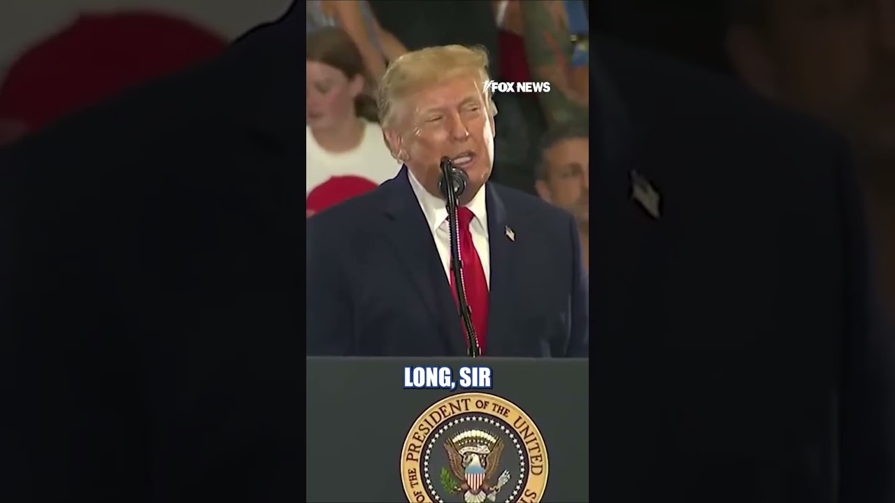 Trump recounts high-speed dash to Oklahoma rally #shorts