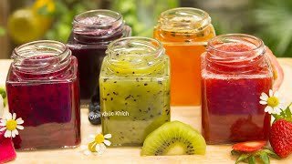 CÁCH LÀM MỨT (SIRO) TRÁI CÂY ĐA NĂNG ĐỂ PHA CHẾ LÀM BÁNH VÀ SỮA CHUA TRÁI CÂY - CKK