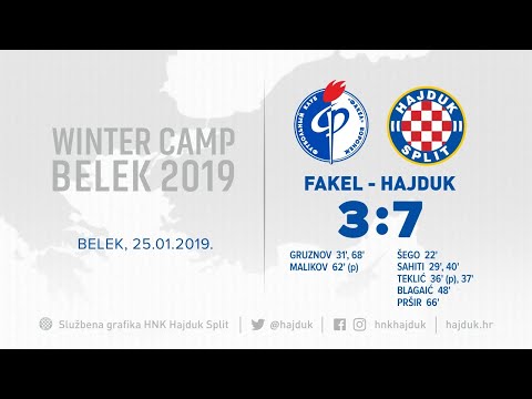 Trening utakmica: FK Fakel - Hajduk 3:7