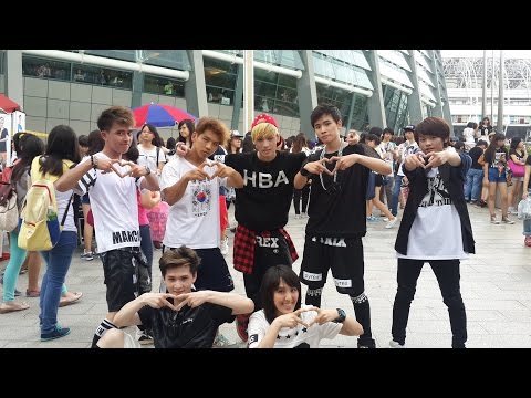 Knight_Growl+Overdose 140712_EXO台北小巨蛋街頭宣傳