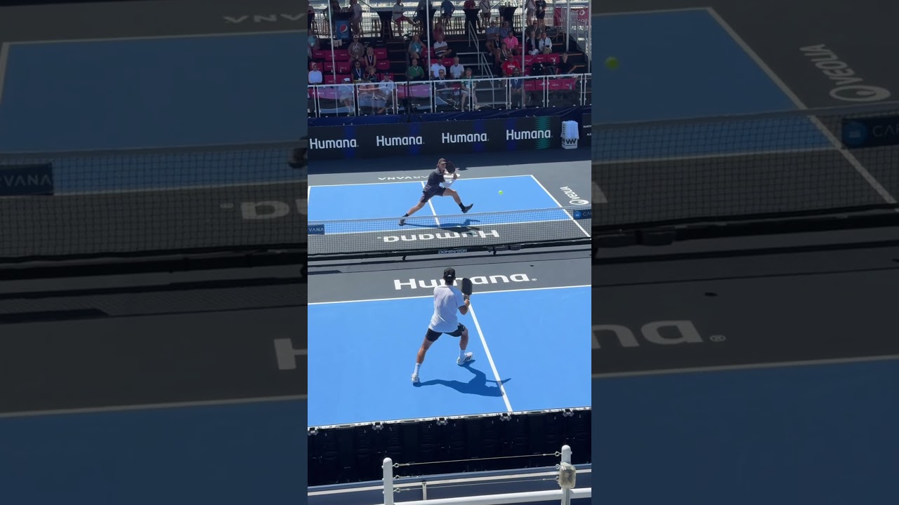 WOW 😳 Imagine if Christian Alshon won this pickleball point?