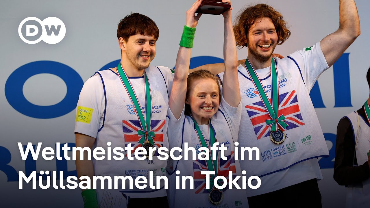 Weltmeisterschaft im Müllsammeln in Tokio | DW Nachrichten