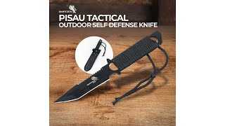 Pratinjau video produk KNIFEZER Pisau Tactical Wild Outdoor Self Defense Knife - D578M