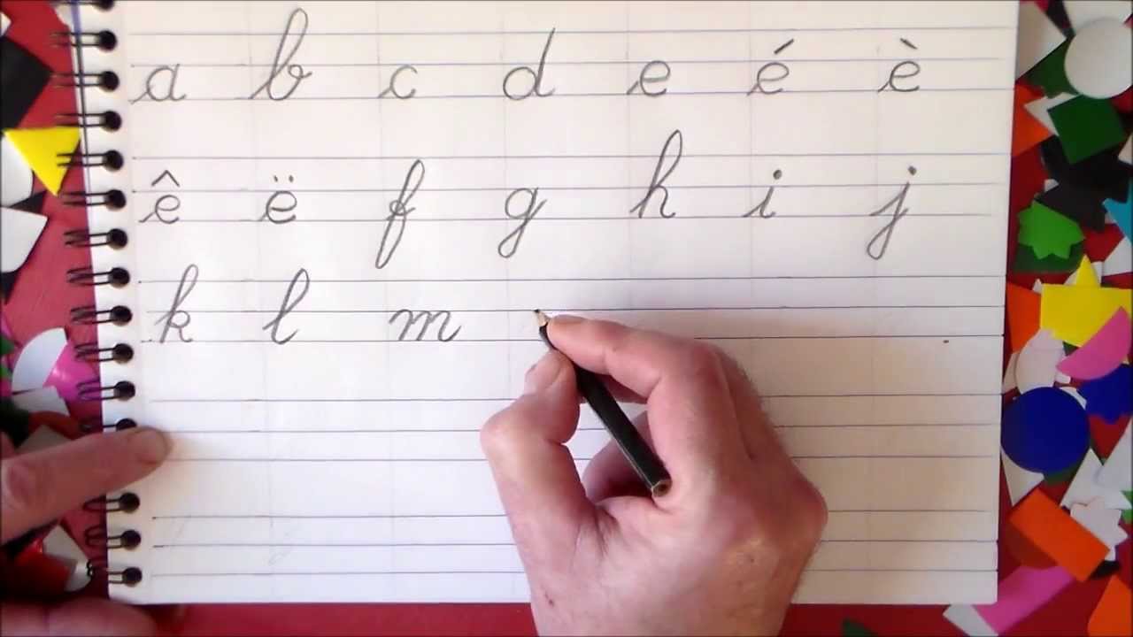 Apprendre à écrire Et Lire Lettres Alphabet Français En Maternelle Et