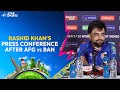 #AFGvBAN: 𝐒𝐔𝐏𝐄𝐑 𝟖 | #RashidKhans exclusive post-match press conference | #T20WorldCupOnStar