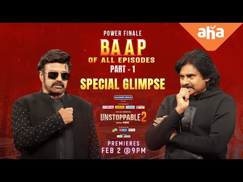Pawan Kalyan special glimpse in 'Unstoppable with NBK' S2- Promo
