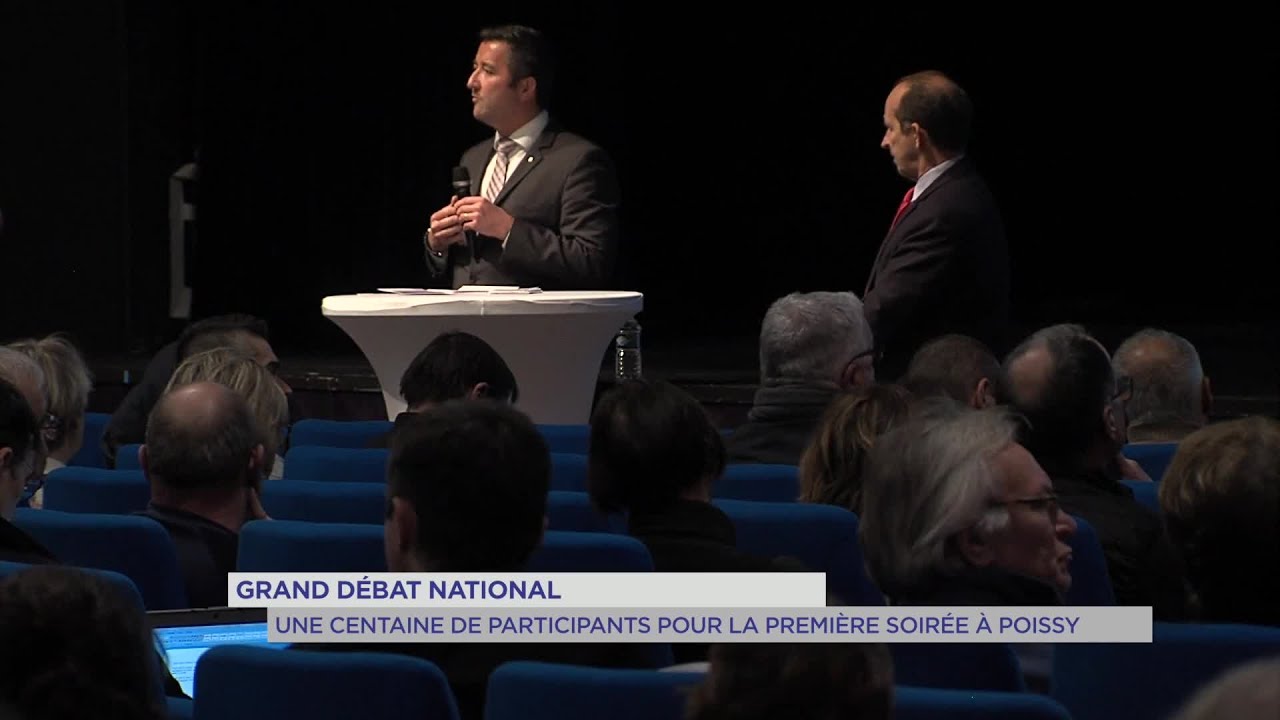 Yvelines | Grand débat national : Une centaine de participants pour la première soirée à Poissy