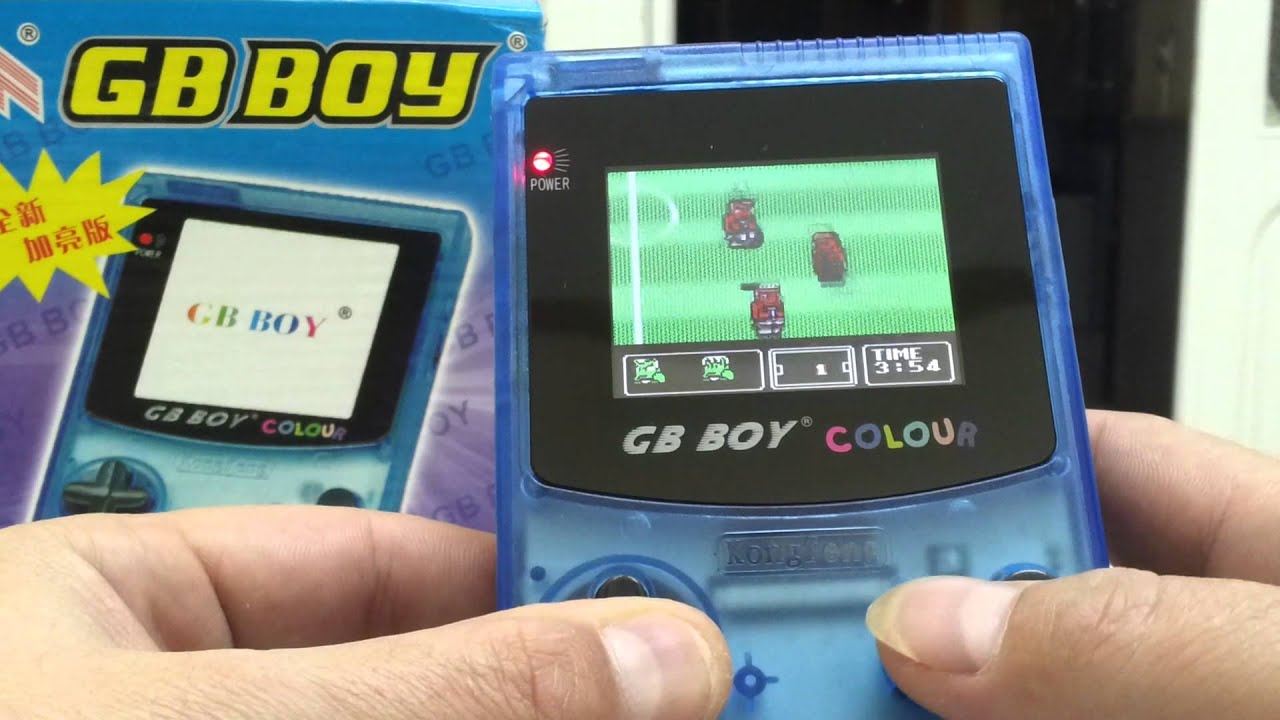 Gb boy colour retroiluminada (español) Gb boy colour backlight. - YouTube