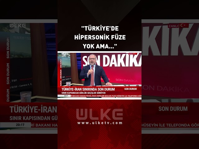 "Türkiye'de Hipersonik Füze Yok Ama..." Roketsan'ın O Yeteneğine Canlı Yayında Dikkat Çekti #shorts