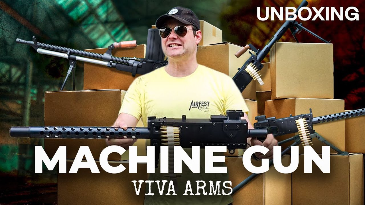 Unboxing MONSTRUEUX de chez VIVA ARMS !!! Des MACHINE GUNS EN FOLIE