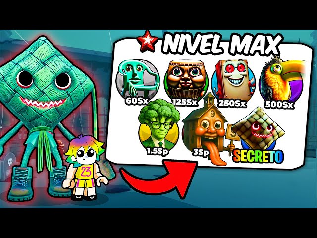 Conseguí LA ULTIMA NUEVA MÁXIMA EVOLUCIÓN siendo UN ITALIAN BRAINROT en Roblox (KEPAT PREKUPAT)