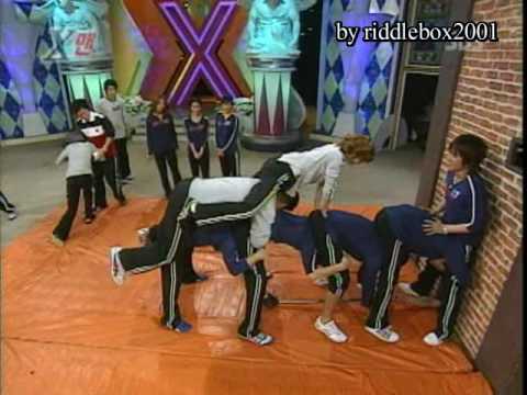 Funny Painful Horse Game ( feat. Shinhwa + Kang Ho Dong ) ( eng sub )