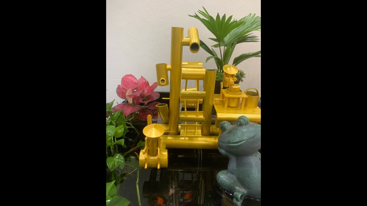 Water Wheel And Fish Pond Sound for Relax, Stress Relief
