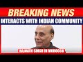 LIVE: Defence Minister Rajnath Singh’s Interaction with Indian Community in Morocco | India | News9