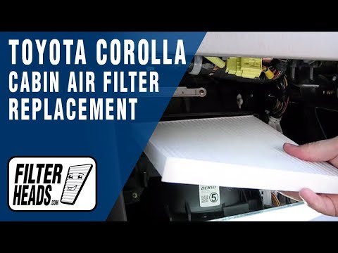 how to change 2000 toyota corolla cabin air filter #3