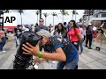 Eclipse spectators in Mexican resort town stake out their spots