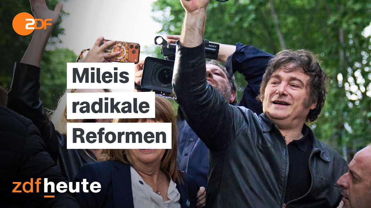 Argentiniens Präsident unter Druck - Mileis Reformen spalten das Land | auslandsjournal