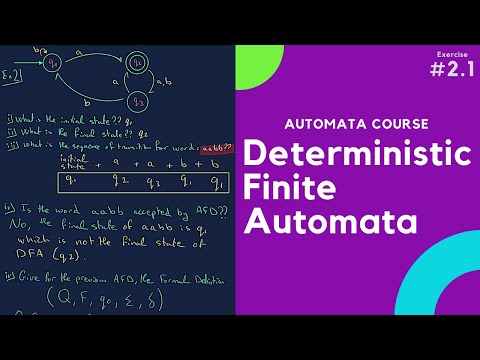 Automata - Deterministic Finite Automata [DFA Exercise 2.1]