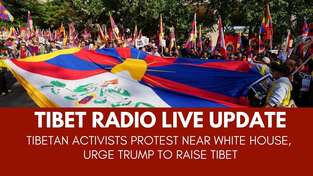 #TibetRadioLive | TIBETANS PROTEST DURING XI’S US VISIT