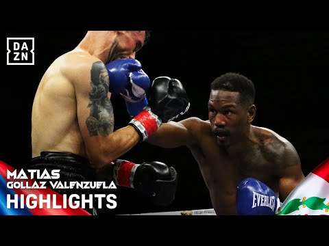 Subriel Matias vs. Gabriel Gollaz Valenzuela Fight Highlights